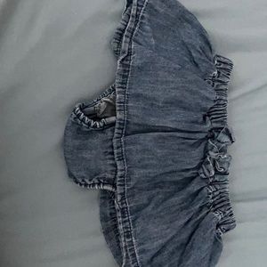 6-12 months. Jeans skirt